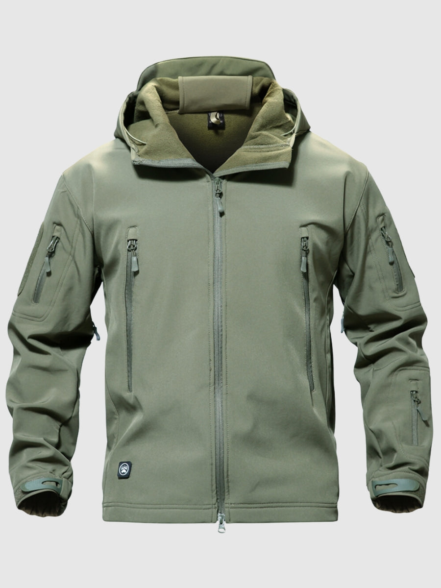 Krohn-e | Wasserabweisende Jacke Polyester Praktisch und Funktional