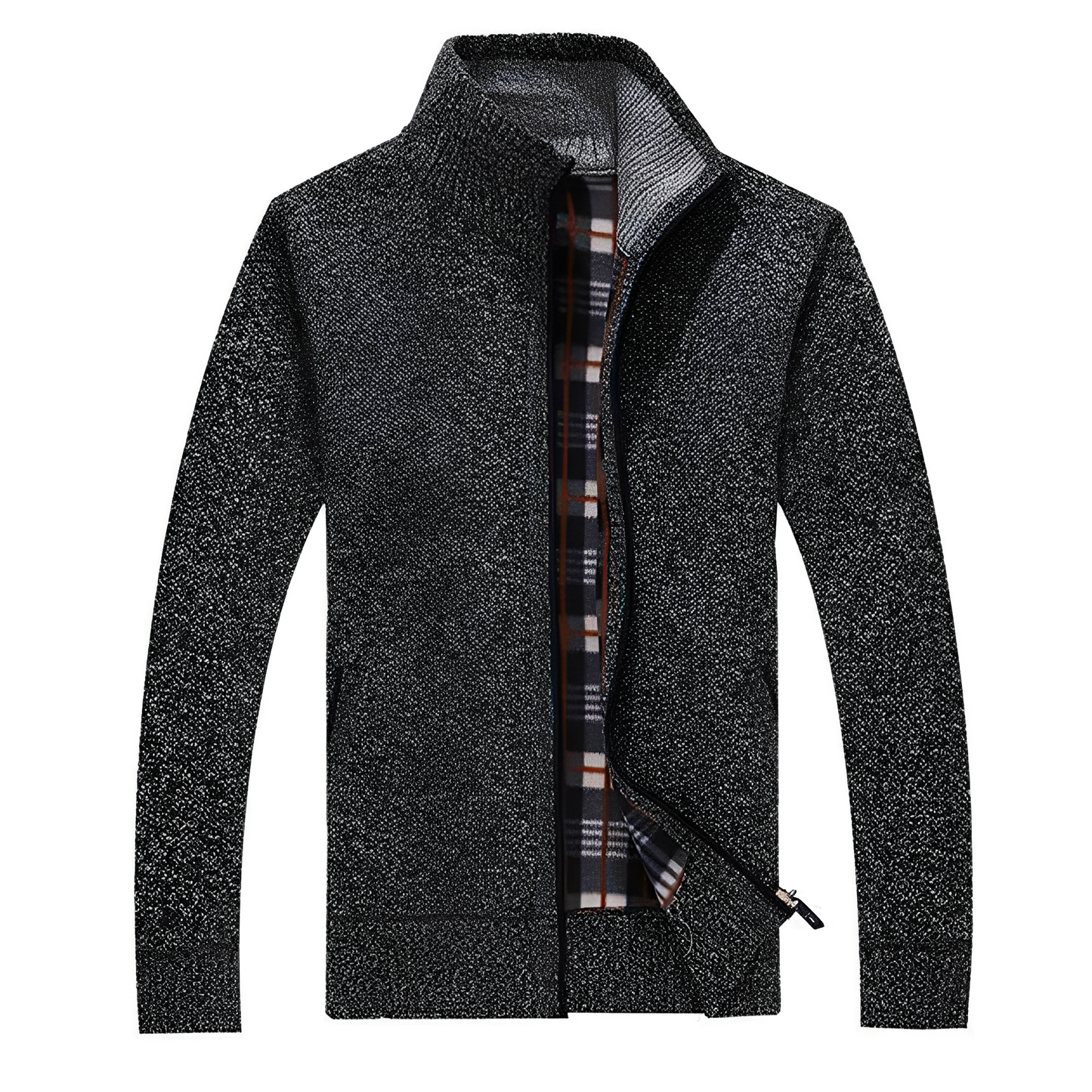 Krohn-e | Stylischer Cardigan mit weichem Fleece-Futter für Männer