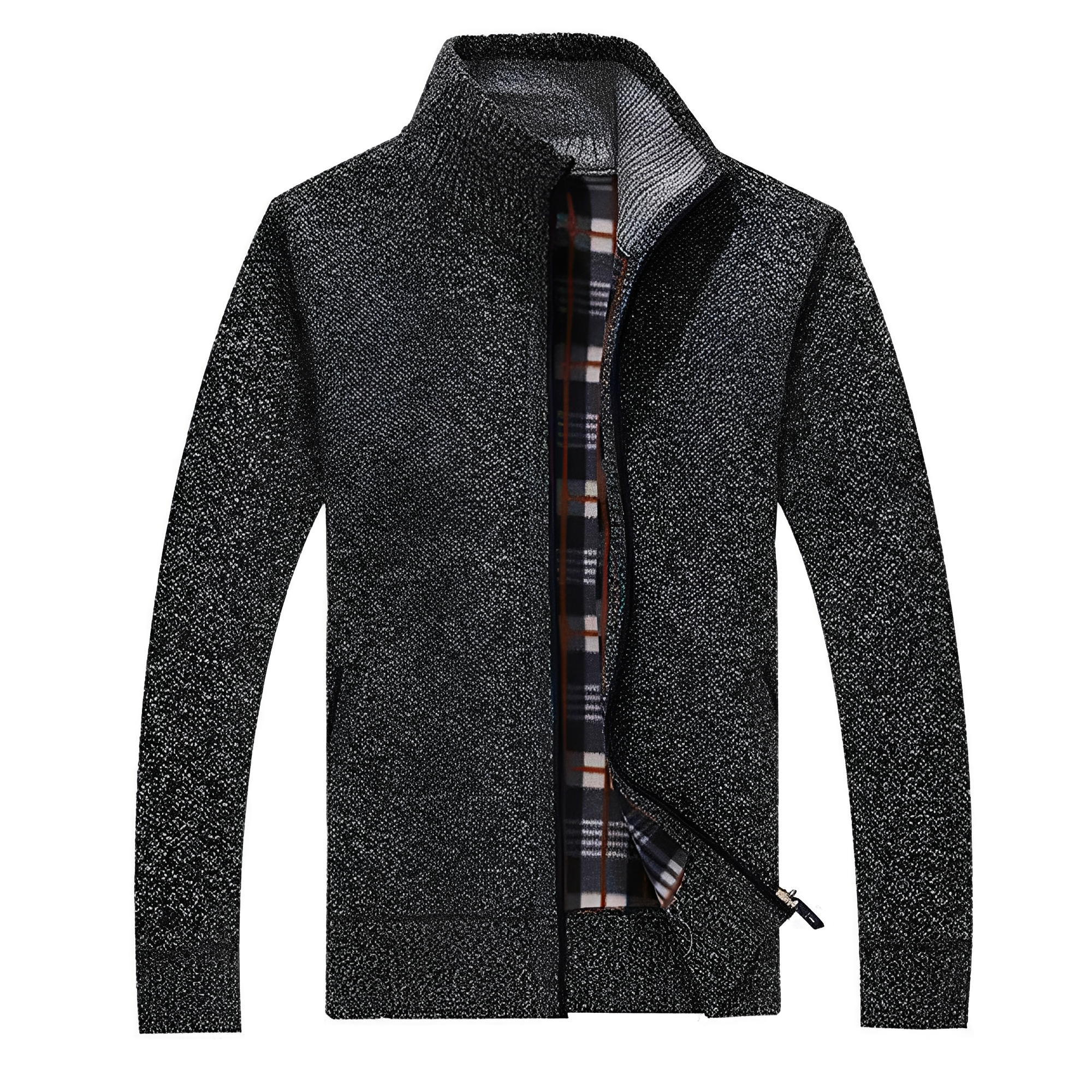 Krohn-e | Stylischer Cardigan mit weichem Fleece-Futter für Männer
