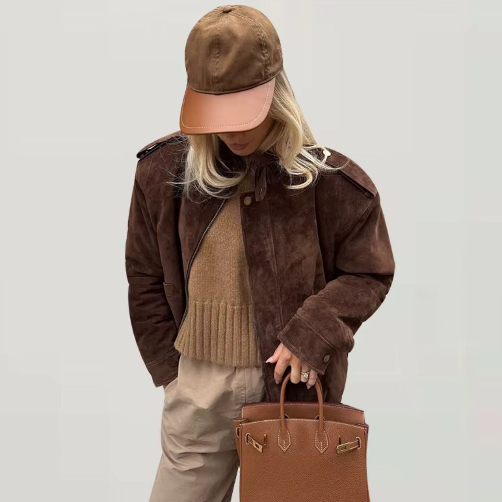 Krohn-e | Übergrößen Wildlederjacke