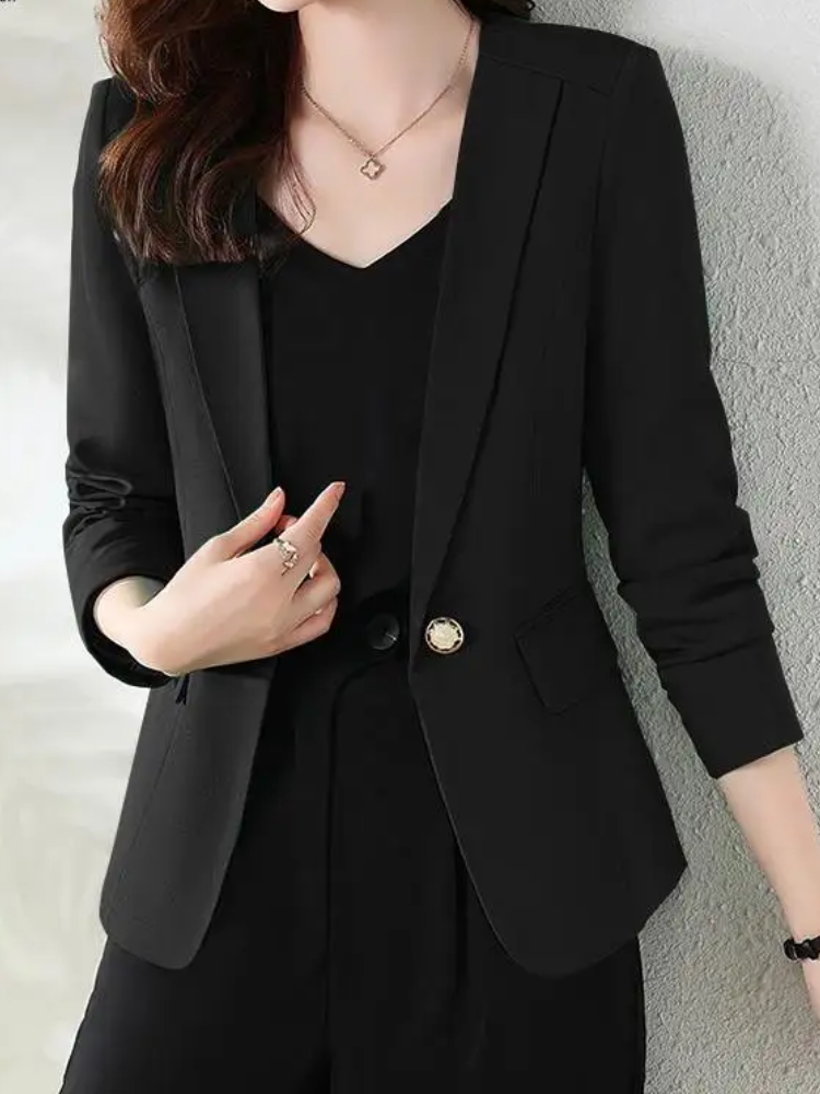 Avelena Luxus Damen Blazer Lang