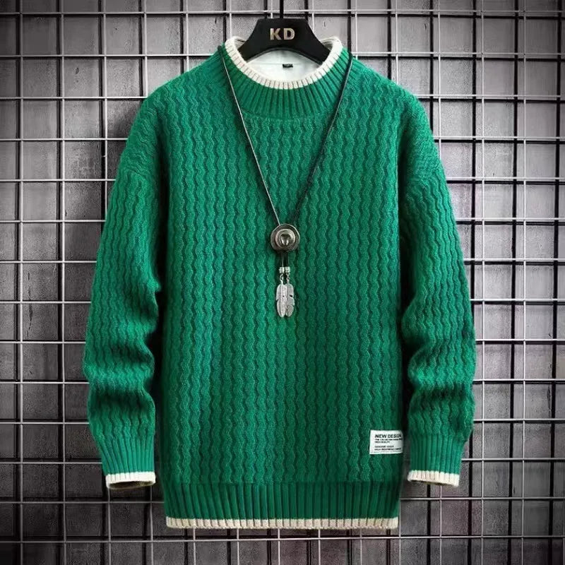 Krohn-e | Weicher Strickpullover für Männer