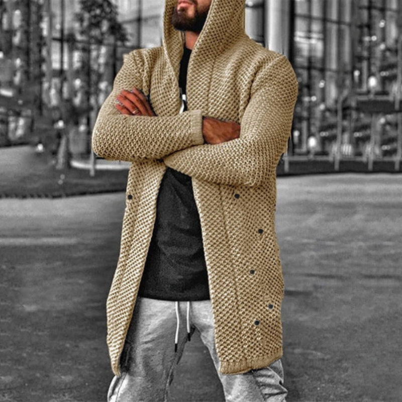 Krohn-e | Strickjacke mit Kapuze für Männer