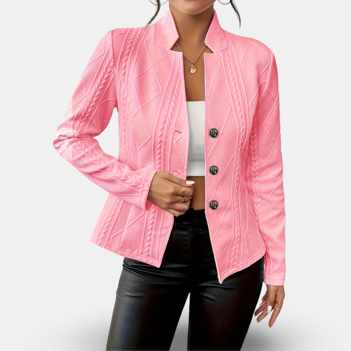 Krohn-e | Elegante und Vielseitige Taillierte Jacke