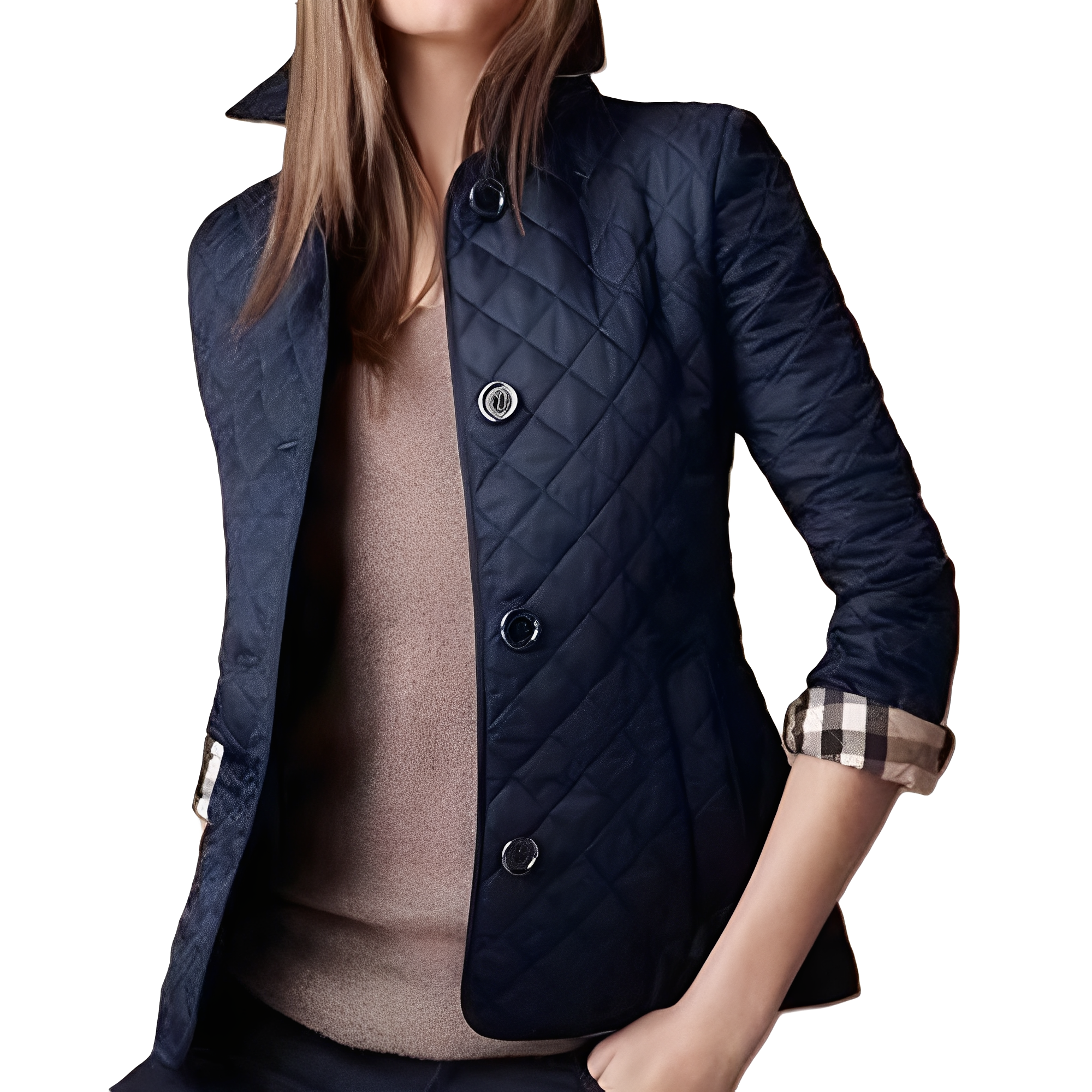 Krohn-e | Warme, taillierte Jacke für Frauen