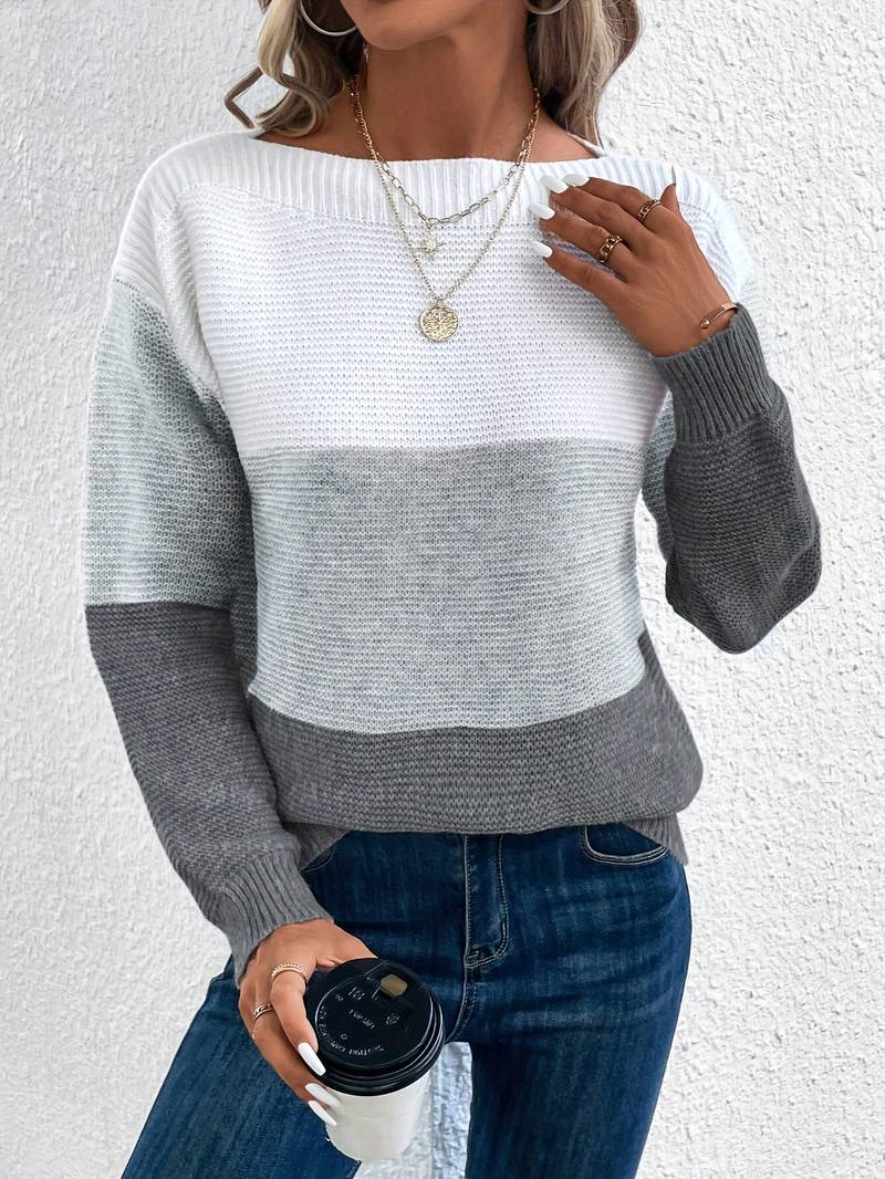 Lyra: Modischer Pullover mit Rundhals