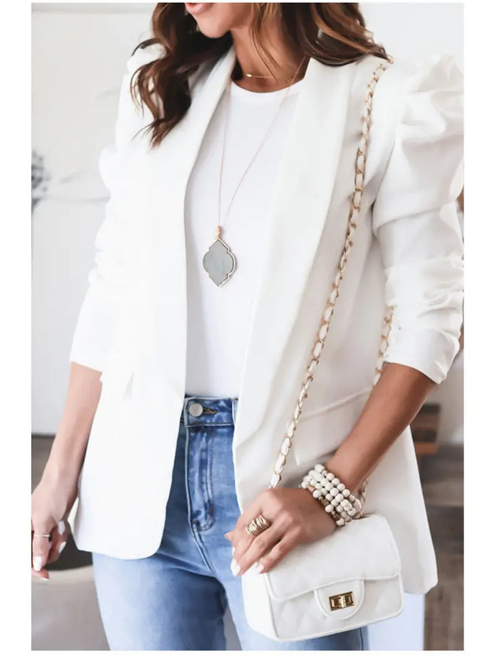 Elegante einfarbige Damenblazer