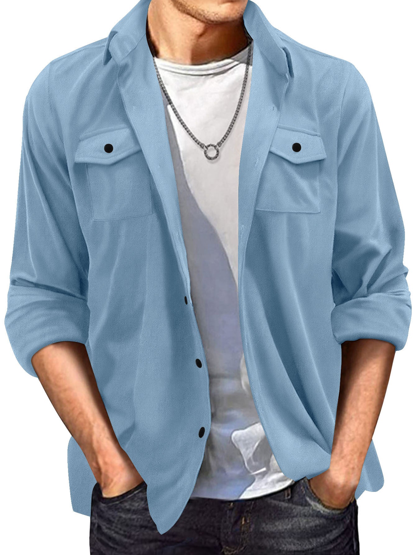 Europäische Wildlederjacke von Kenneth für Herren