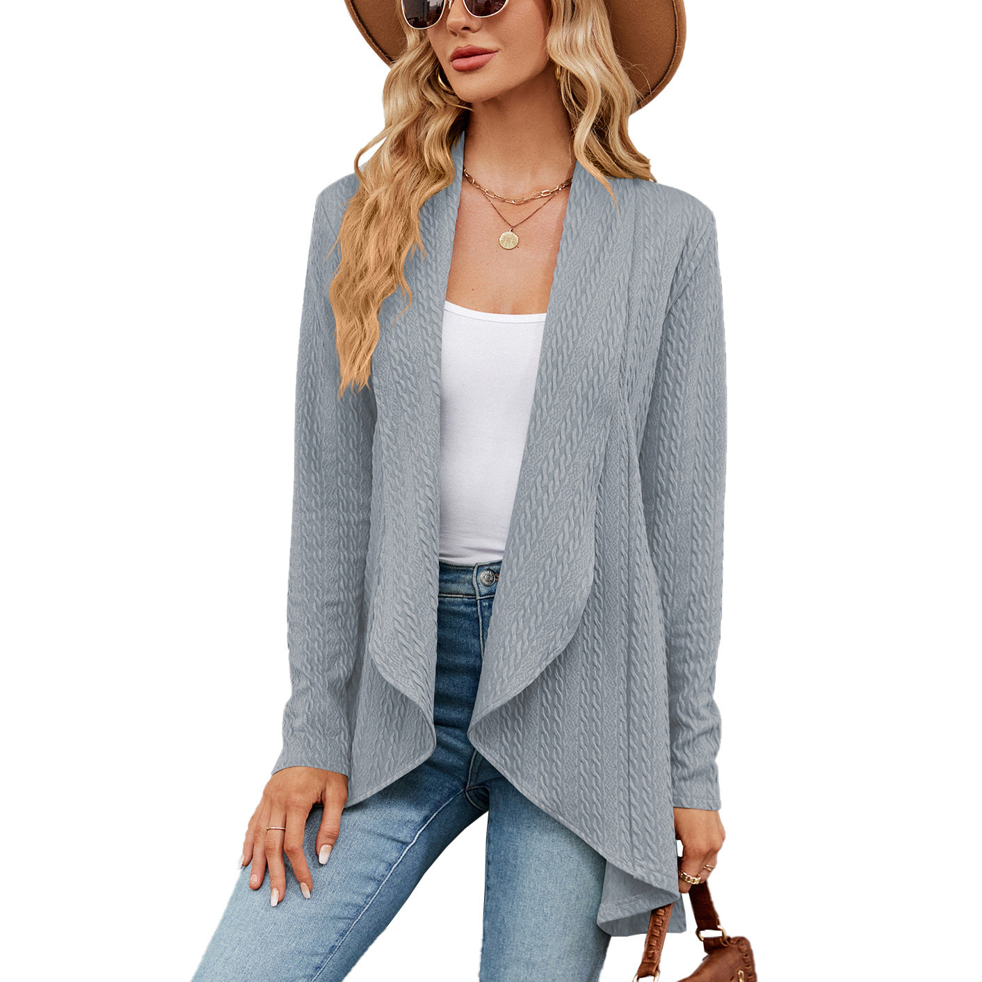 Krohn-e | Langärmelige Jacke für Damen in Uni Farbe