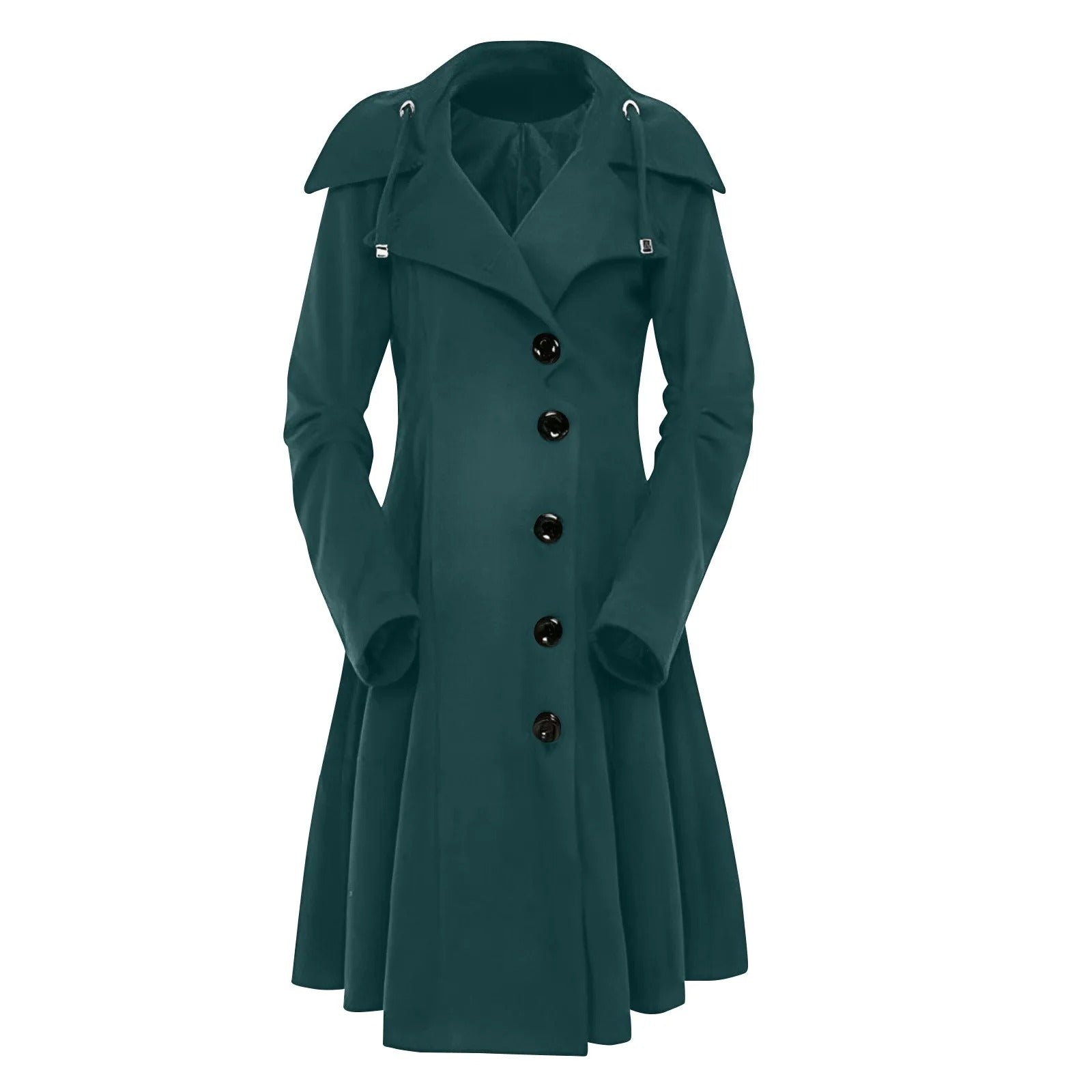 Krohn-e | Eleganter Trenchcoat mit Kapuze