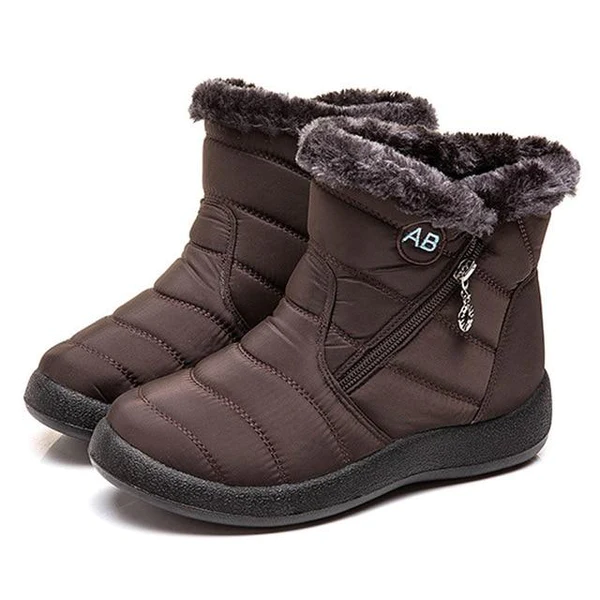 KROHN-E Damen Winterstiefel Weiche Sohle Gefüttert Warm Stiefeletten