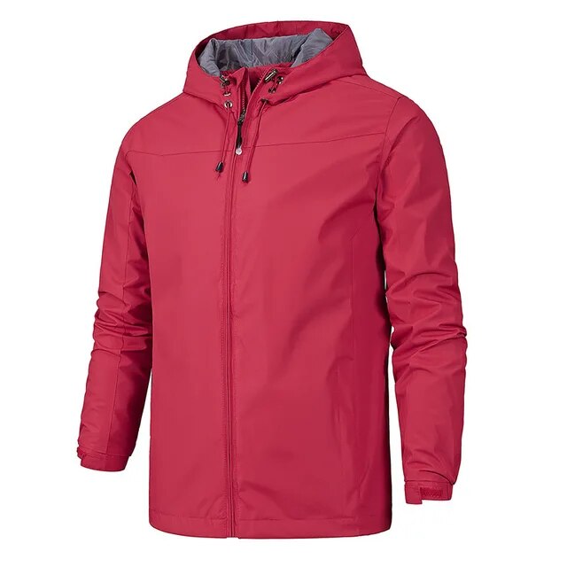 Herren Kapuzenjacke mit Windschutz - Jef