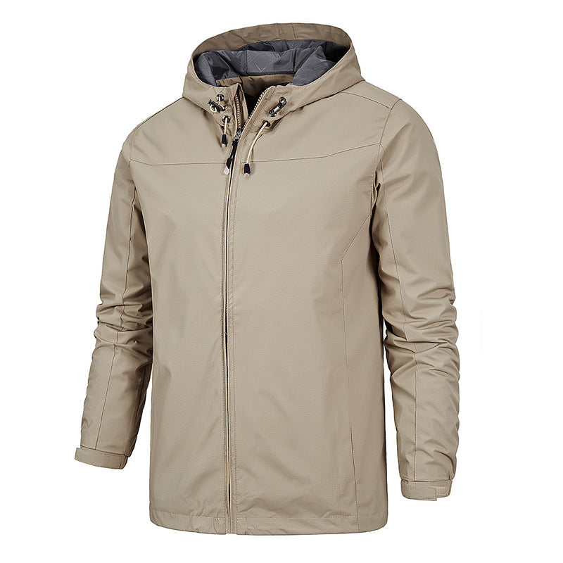 Krohn-e | Wasser- und winddichte Jacke mit Kapuze