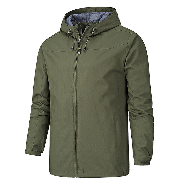 Krohn-e | Wasser- und winddichte Jacke mit Kapuze