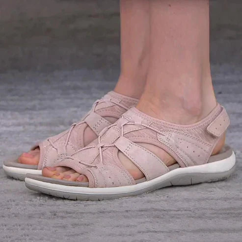 Krohn-e | Stützende und weiche, verstellbare orthopädische Sandalen für Damen