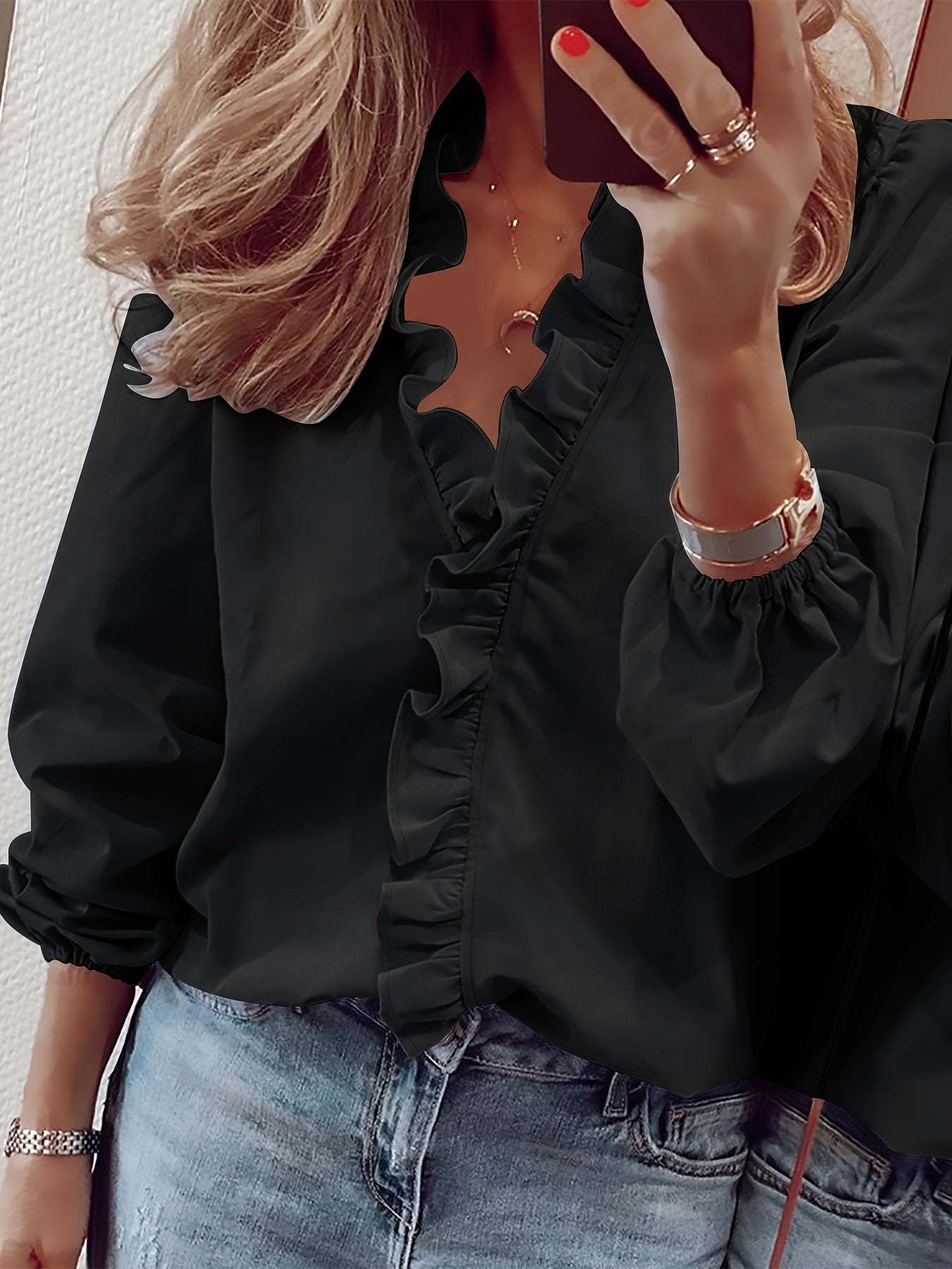 Leichtes Damen-Langarmshirt von Fudus
