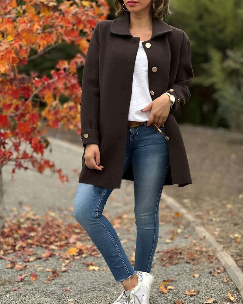 Krohn-e | Schickes Seitenschleifen Freizeitoberteil Jacke