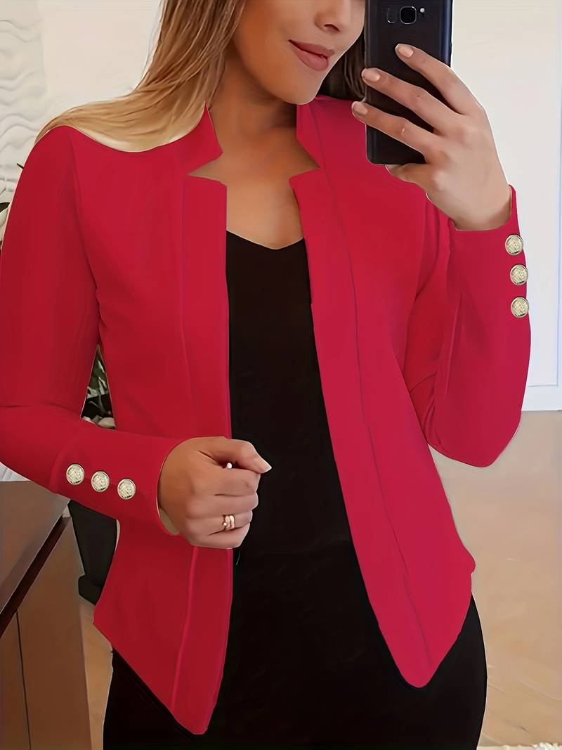 Krohn-e | Freizeit Damen Blazer Mit Knöpfen