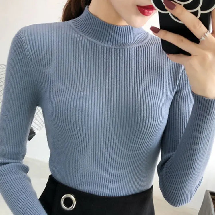 Krohn-e | gerippter Wollpullover für Damen