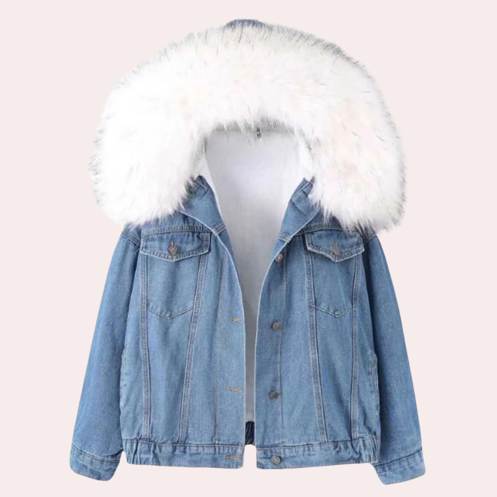 Krohn-e | Elegante Winter-Jeansjacke für Damen