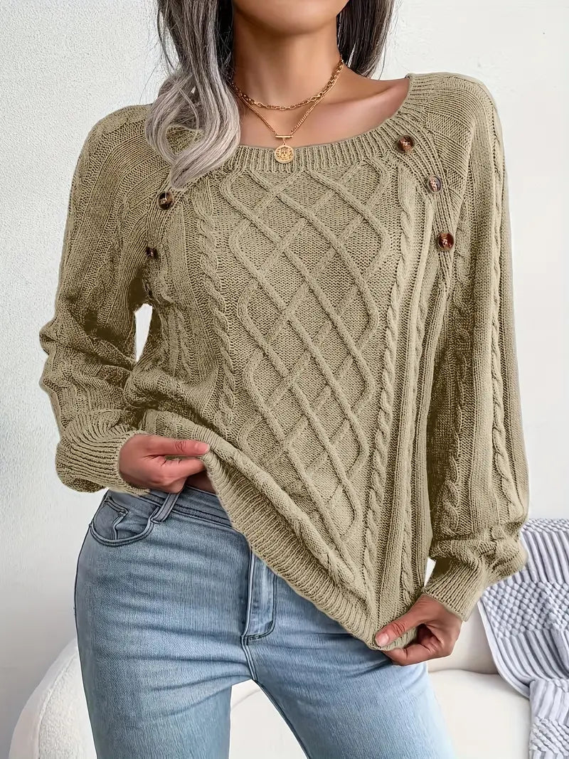 Natalie: Relaxed Crew Neck Pullover