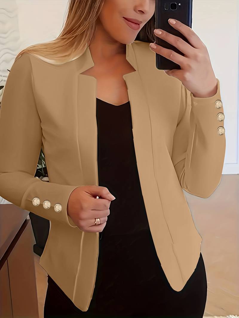 Krohn-e | Freizeit Damen Blazer Mit Knöpfen