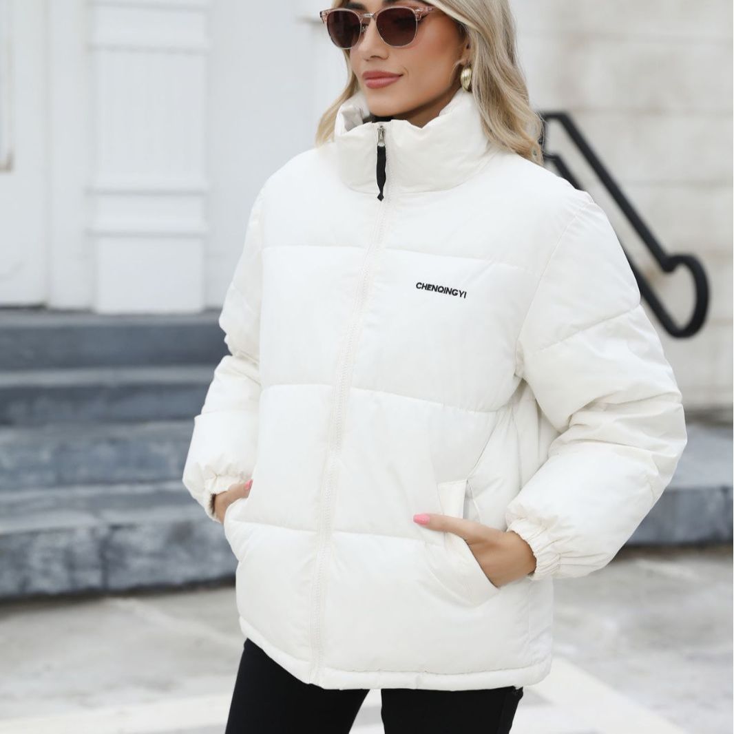 Krohn-e | Winddichte Baumwoll-Pufferjacke mit Rollkragen