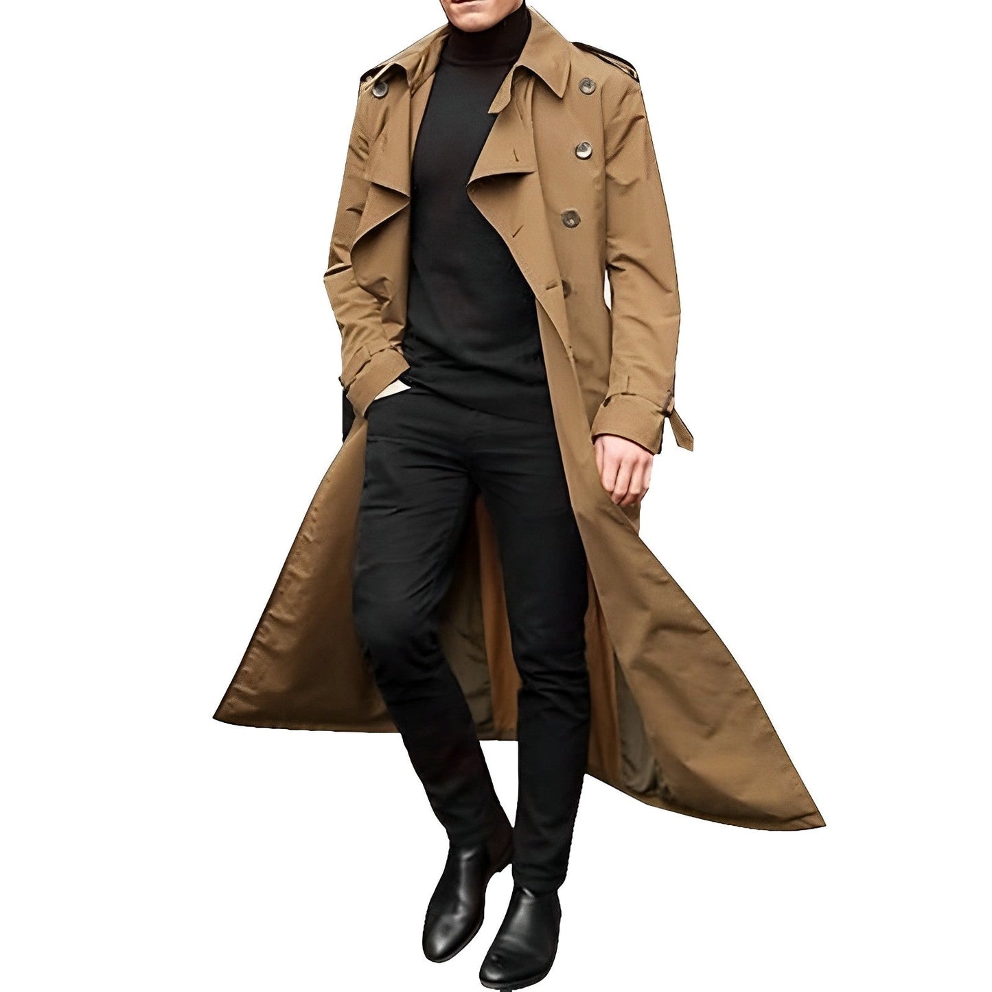 Herren-Trenchcoat Xavior – Klassisch und lang