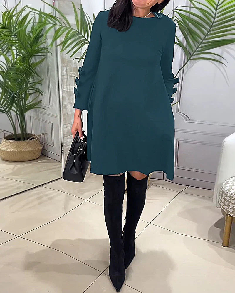Krohn-e | Elegantes Langarmkleid