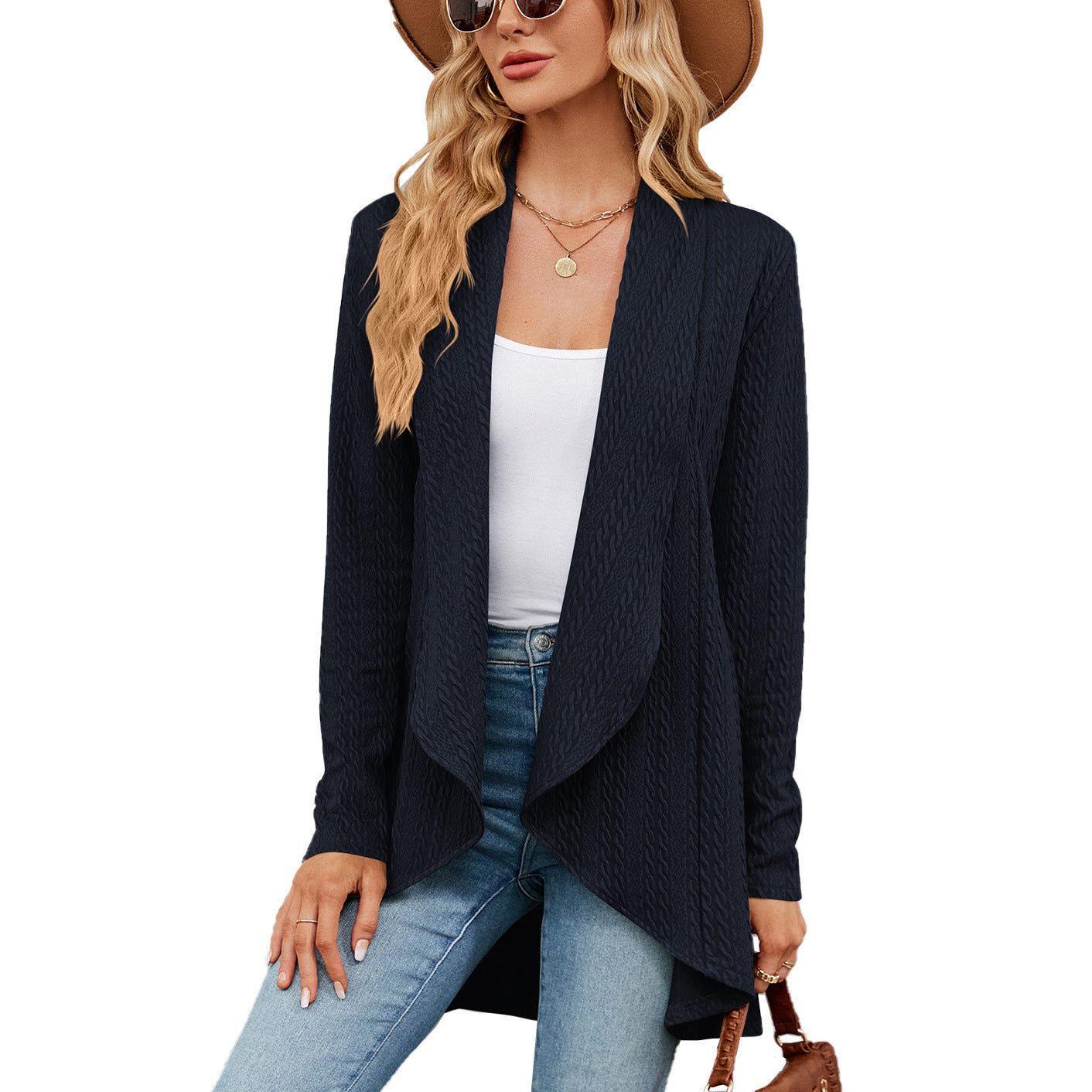 Krohn-e | Langärmelige Jacke für Damen in Uni Farbe