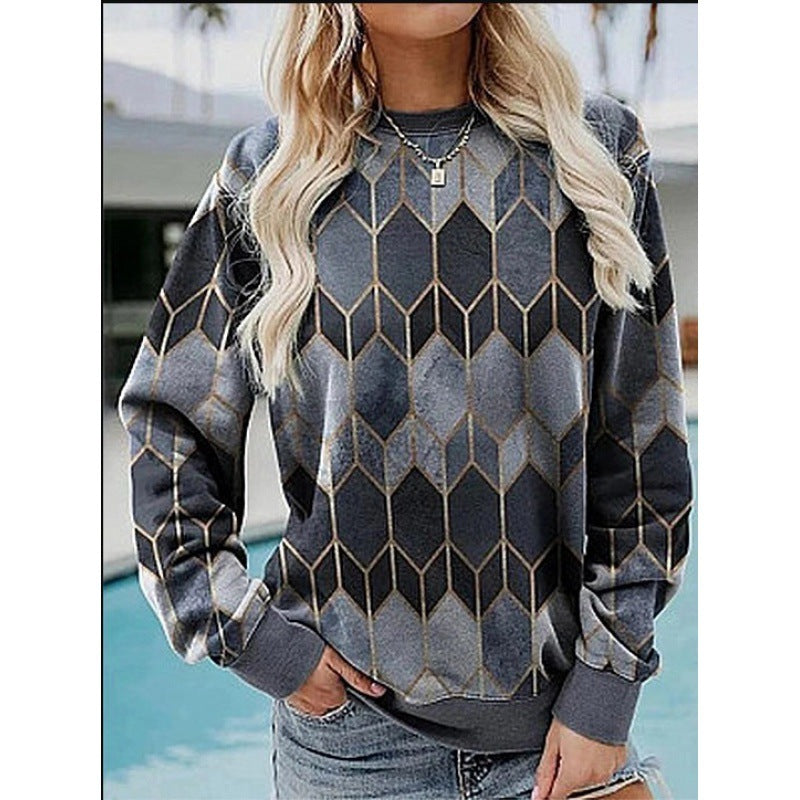 Krohn-e | Lässiges Sweatshirt mit Zigzag-denimlook Weich und Trendy Perfekt für Den Alltag