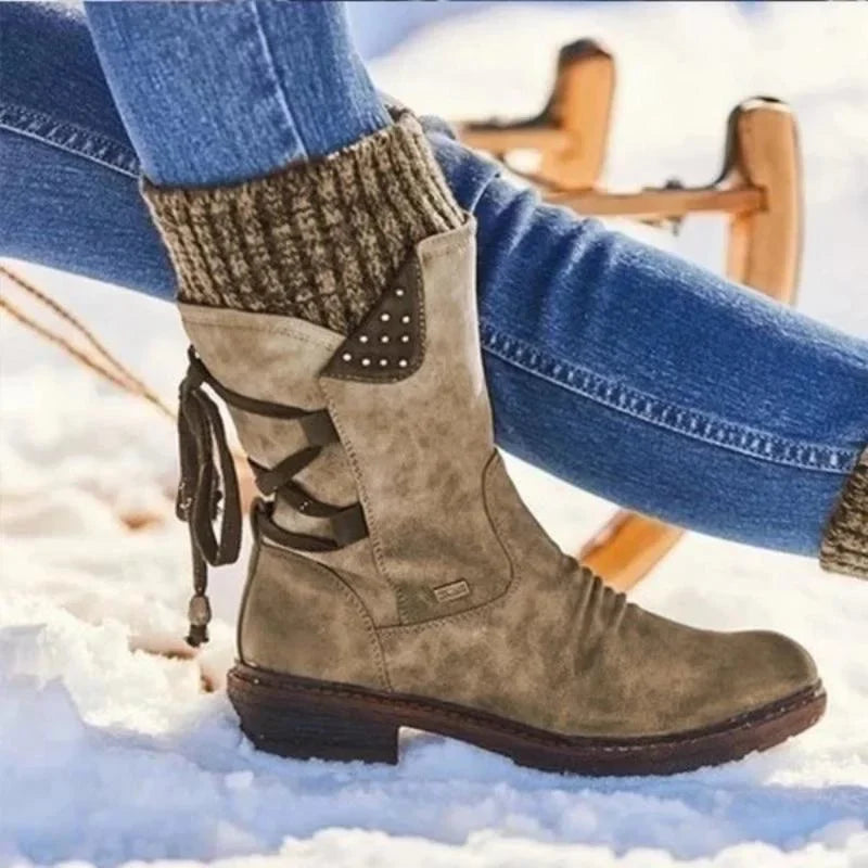Krohn-e | Modische Winterstiefeletten Zum Schnüren