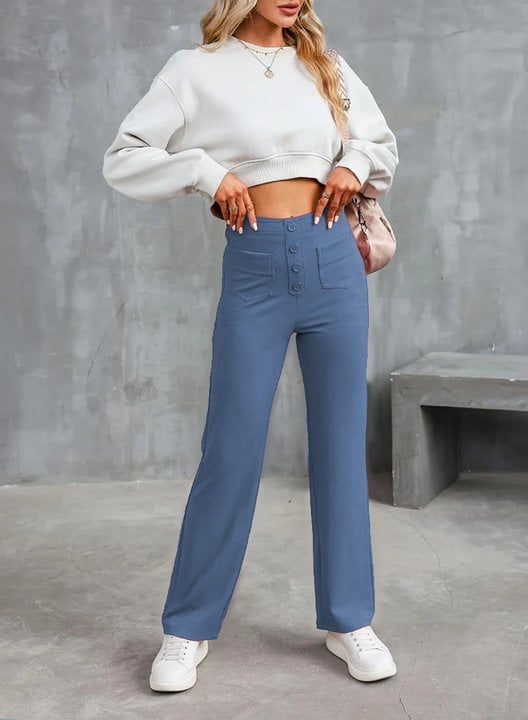 Nina Stretch-Hose mit hoher Taille