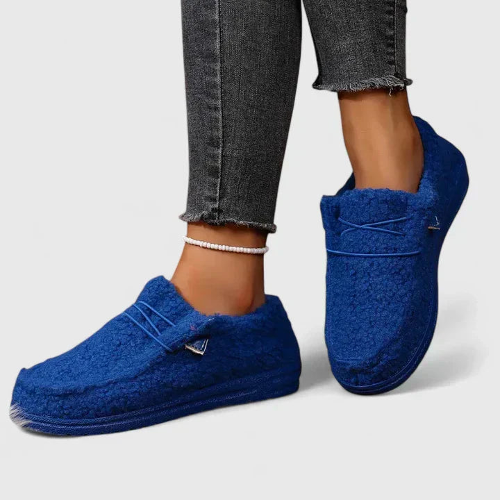KROHN-E Damen Loafer bequeme Passform vielseitiger Stil Casual-Schuhe