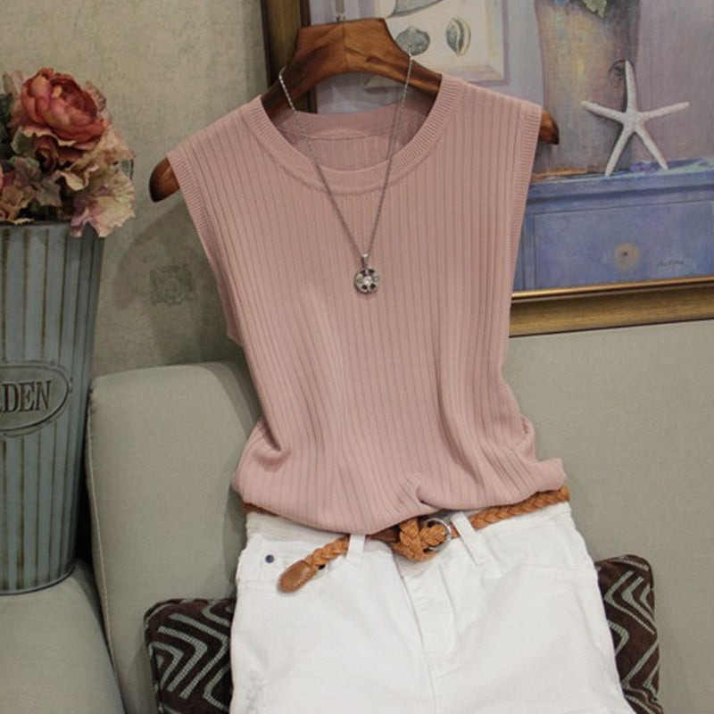 Damen Basic Shirt Fiona aus Strick