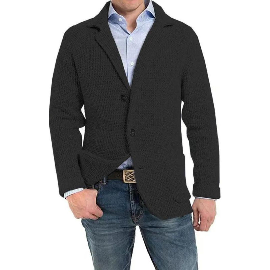 Strukturierter Strickblazer von Ulysa mit Revers