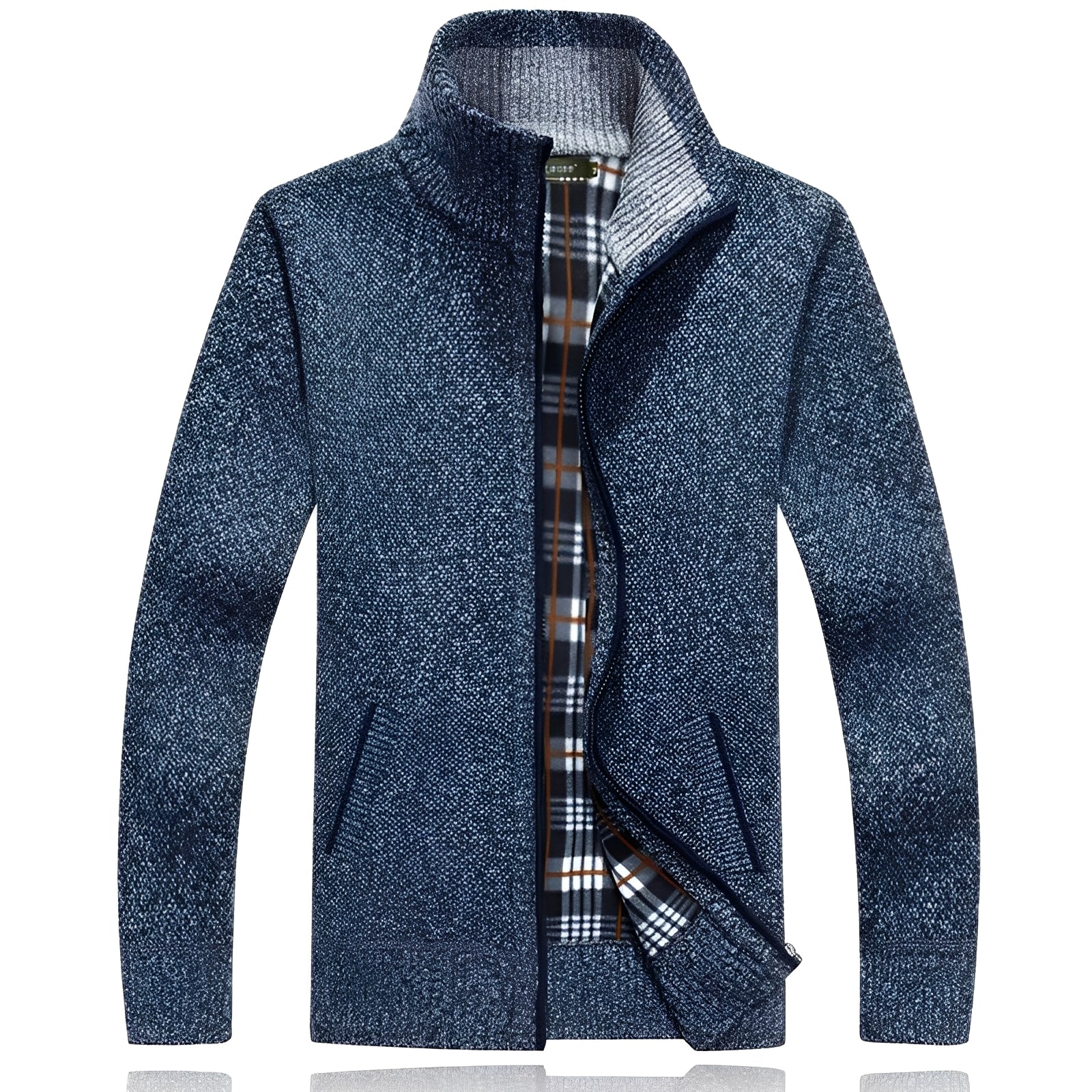 Krohn-e | Stylischer Cardigan mit weichem Fleece-Futter für Männer