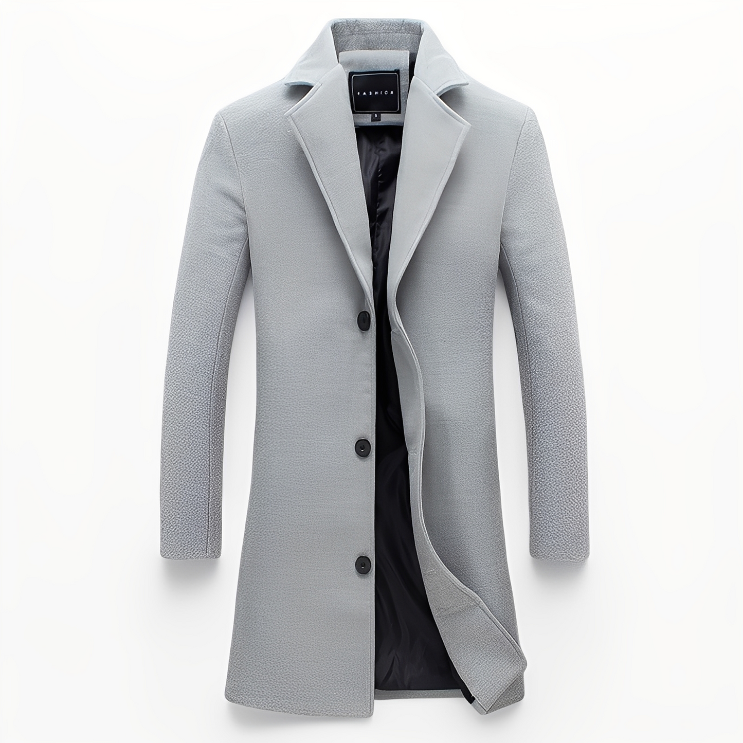 Krohn-e | Eleganter formeller Wollmantel für Männer