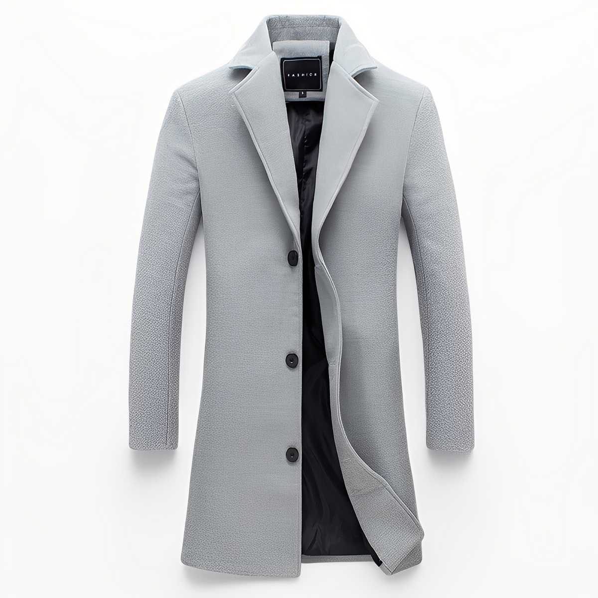 Krohn-e | Eleganter formeller Wollmantel für Männer