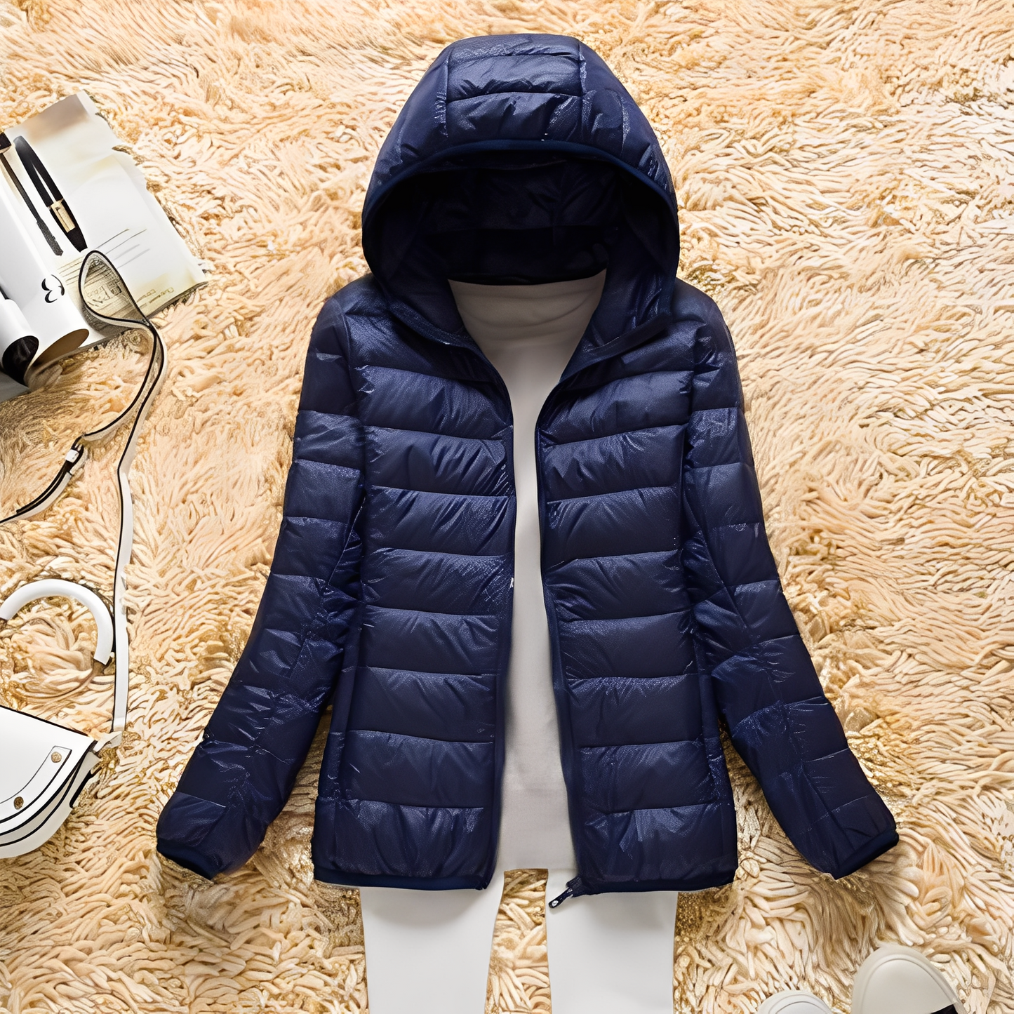 Krohn-e | Lässige Slim Down-Jacke für Frauen