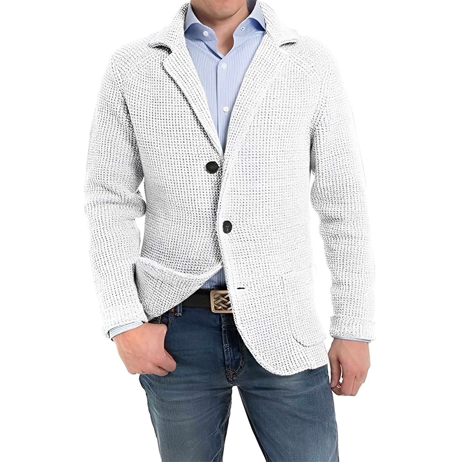 Krohn-e | Elegante Jacke mit Klapptaschen für Männer