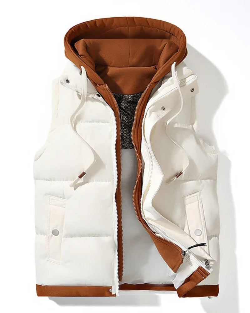 Krohn-e | Softshell Gestepptes Kapuzenwesten