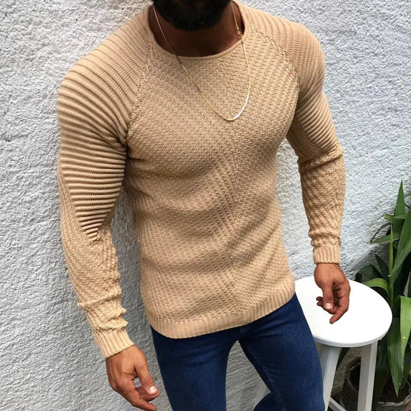 Slim-fitting ColorSplash Knit Sweater