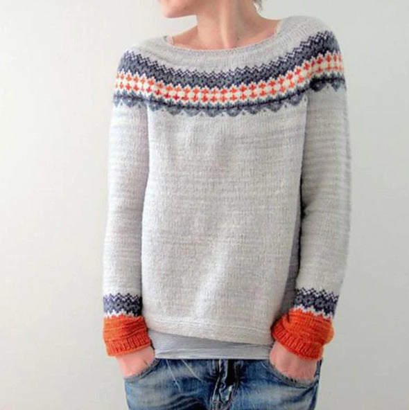 Krohn-e | Damen Retro Pullover