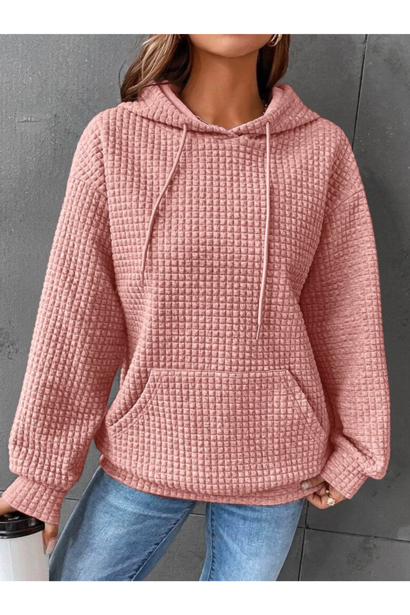 Krohn-e | Pullover Warm für Frauen Kapuze