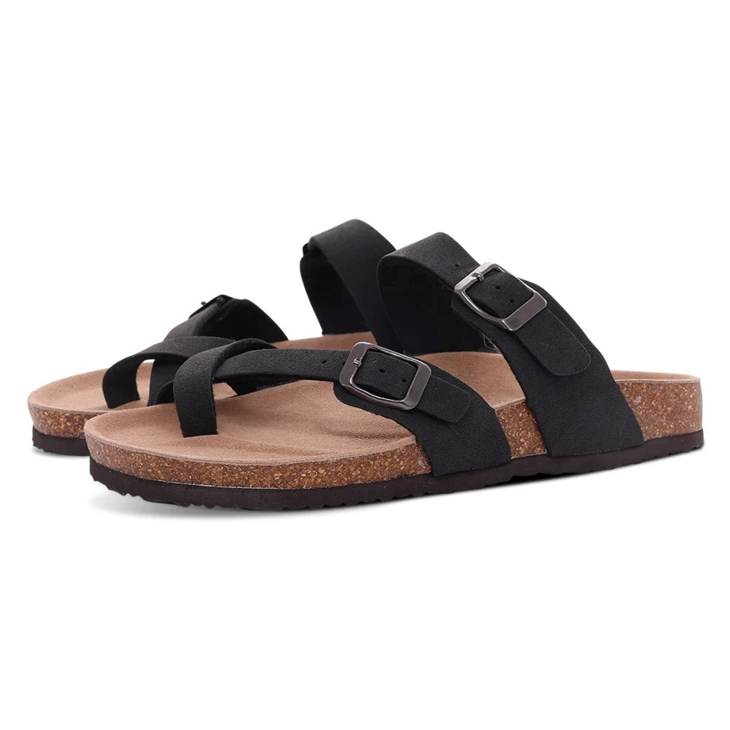 Korksohlen-Sandalen Chanda