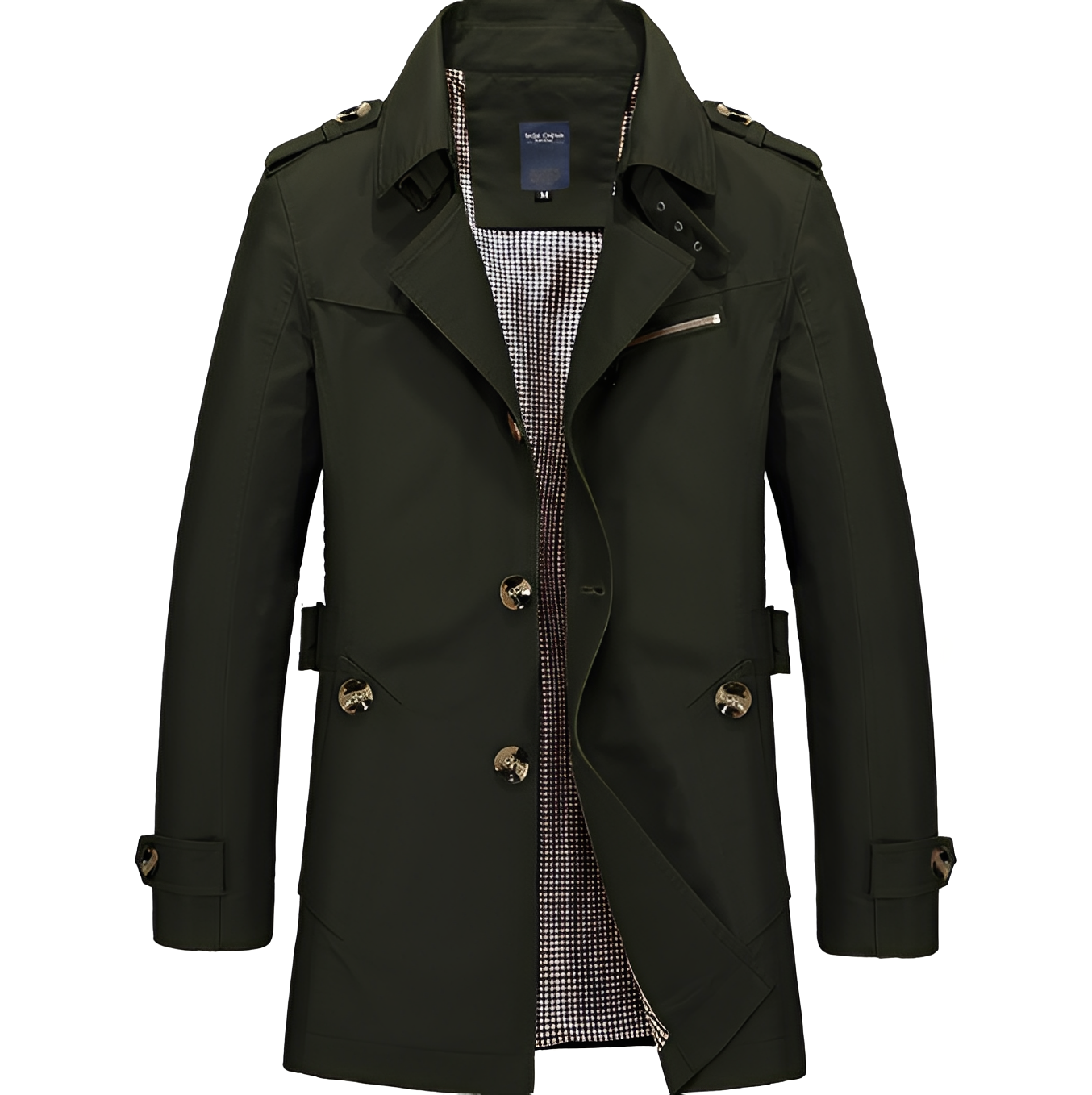 Krohn-e | Eleganter Windbreaker Trenchcoat für Männer