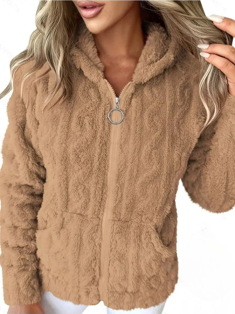 Krohn-e | Langarm Kapuzenpullover mit Reißverschluss