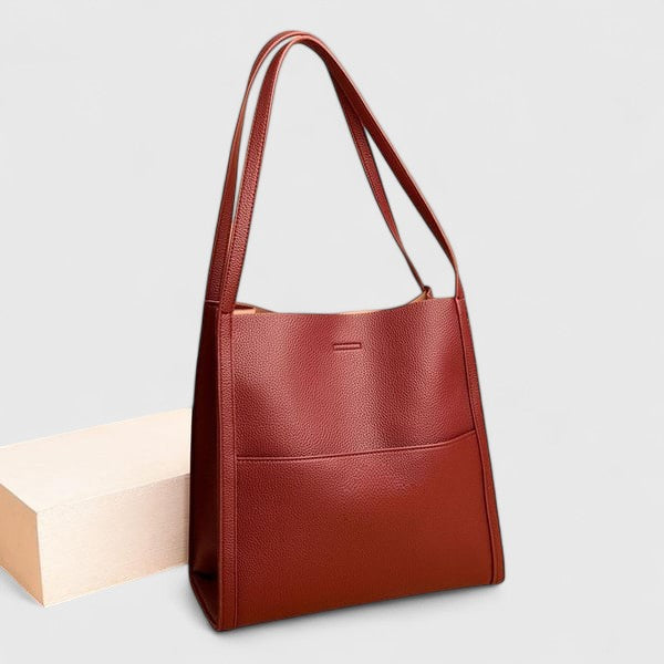 KROHN-E Damen Schultertasche Minimalistisch Verstellbarer Träger