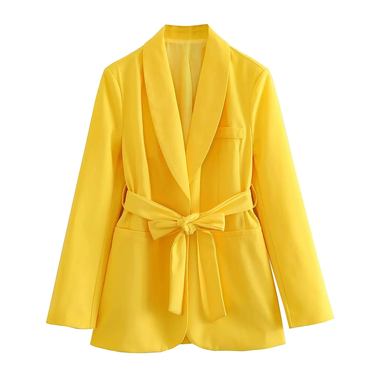 Krohn-e | Mehrfarben Hausbekleidungsstil Blazer und Hose Set